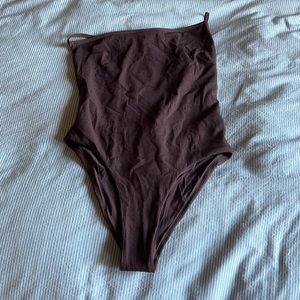 Brown one should swimsuit